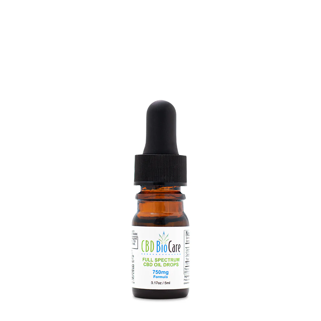 What is the serving size of the CBD oil sample?
