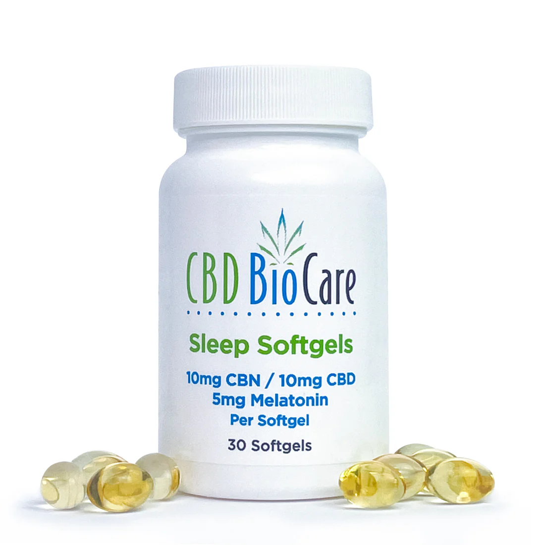What is the CBD content per softgel in the CBD Sleep Softgels?