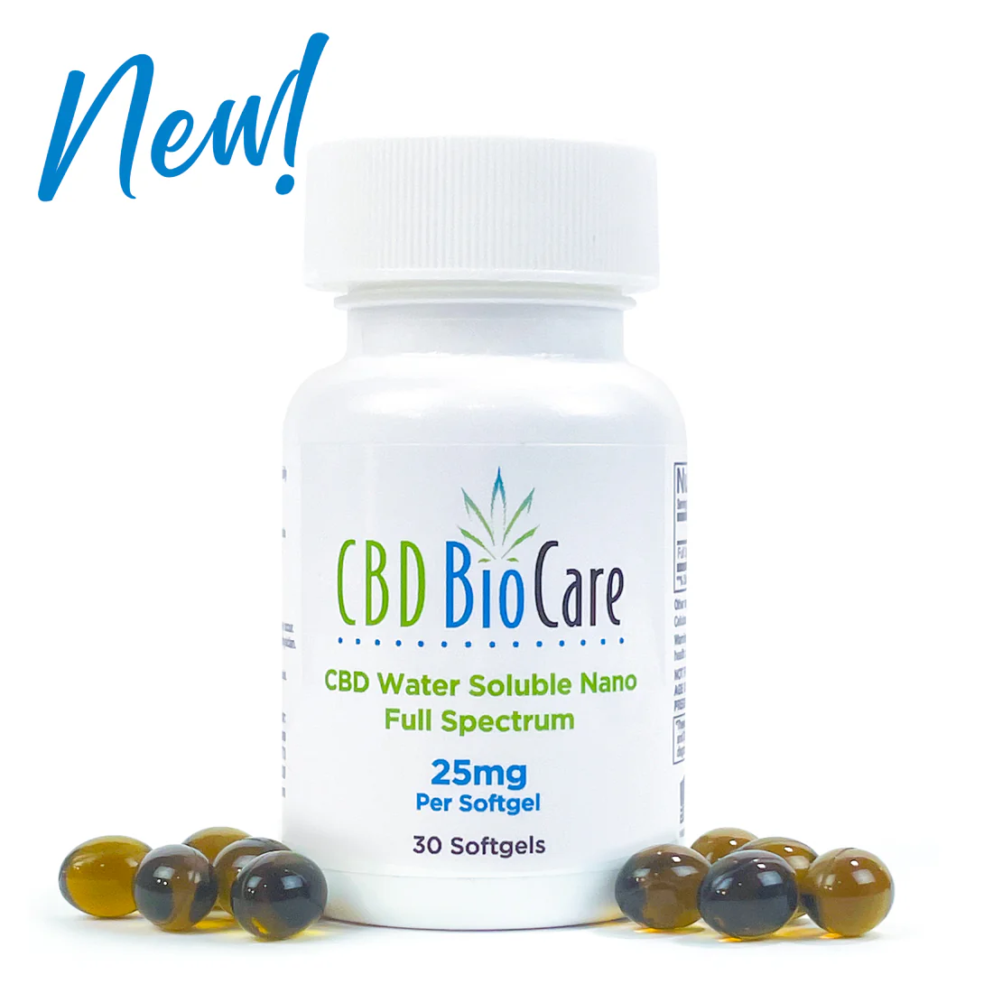 What type of CBD is used in the softgels?