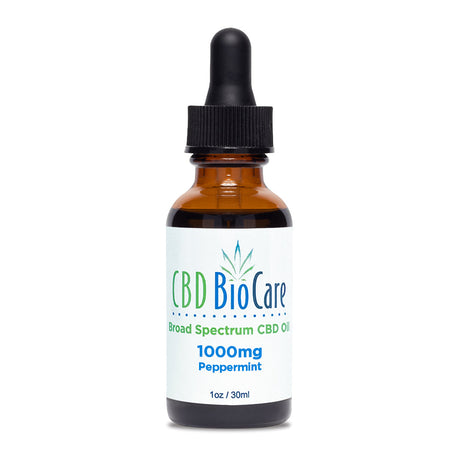 CBD BioCare 1000mg Broad Spectrum CBD Oil for an adult busy-season calm routine