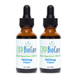 1500mg Broad Spectrum CBD Oil 2-Pack — two THC-free bottles