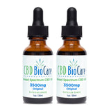 3500mg Broad Spectrum CBD Oil — 2-Pack