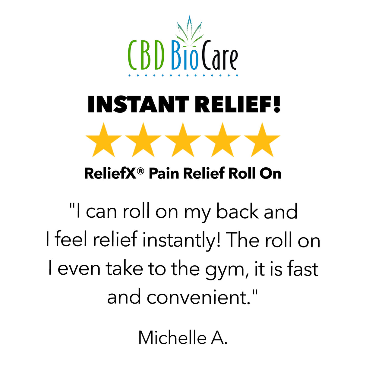 CBD Deep Penetrating Relief Roll On Gel